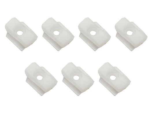 Holden Tailgate Belt Clips Set x7 HK HT HG Wagon trim chrome moulding - BMC1033