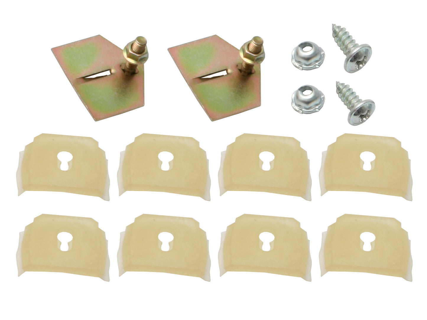 Holden Clips Rear Quarter Moulding Set HK HT Premier Brougham chrome trim qtr - BMC1035