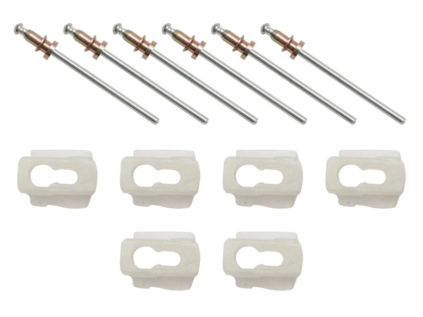 Holden HQ WAGON 1/4 Front behind Door Moulding Clips kit quarter trim chrome - BMC1043