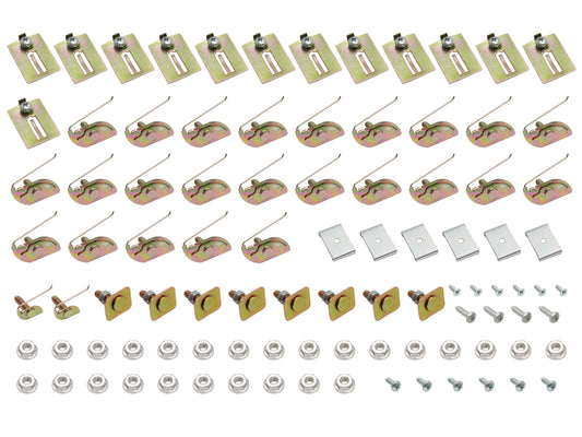 Holden Body Mould Trim Clips Chrome Strip EH Station Wagon + Sedan 93pc Moulding - BMC1053