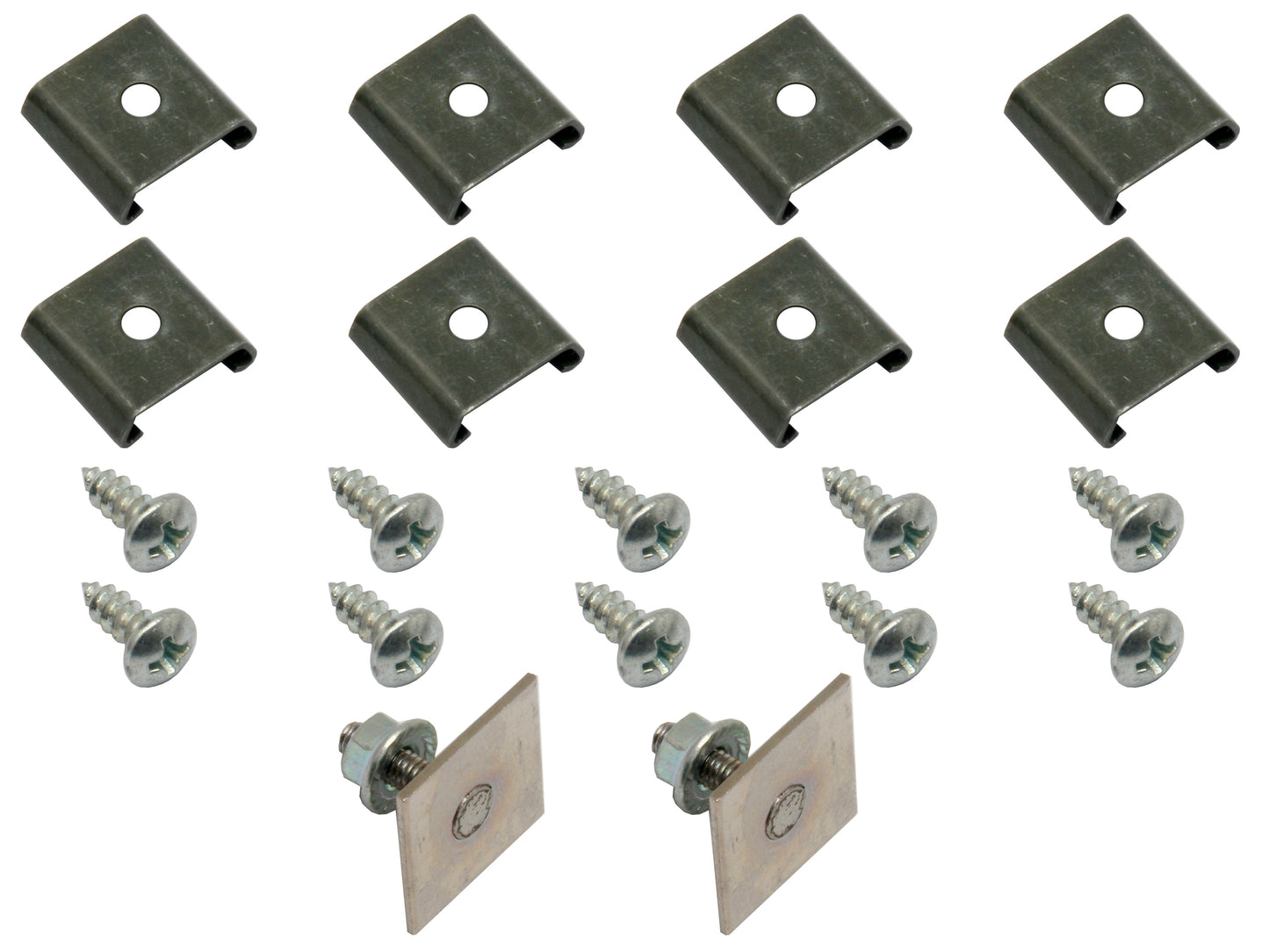 Holden Quarter Panel Top Moulding Retainer Clip Set FB nut bolt screw mold - BMC1057
