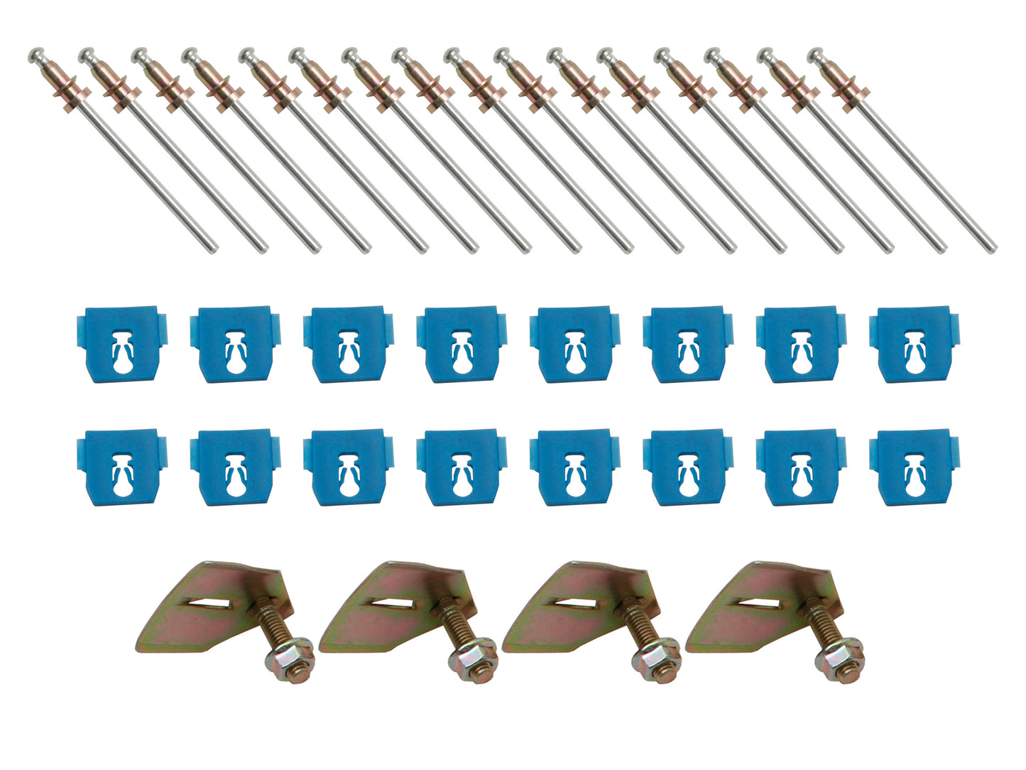 Ford Sill Chrome Moulding Clips Set XW XY Falcon mould trim  mold - BMC2007