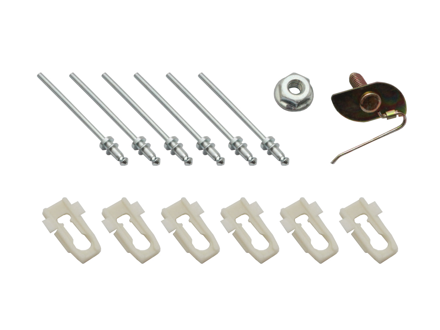 Ford Moulding Trim Clip Kit TOP OF DOOR XA XB XC COUPE mould chrome cpe - BMC2017