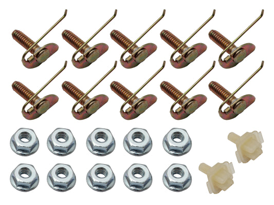 Ford Bonnet + Eyebrow Moulding Trim Retainer Clip Set XA mould hood fitting - BMC2029