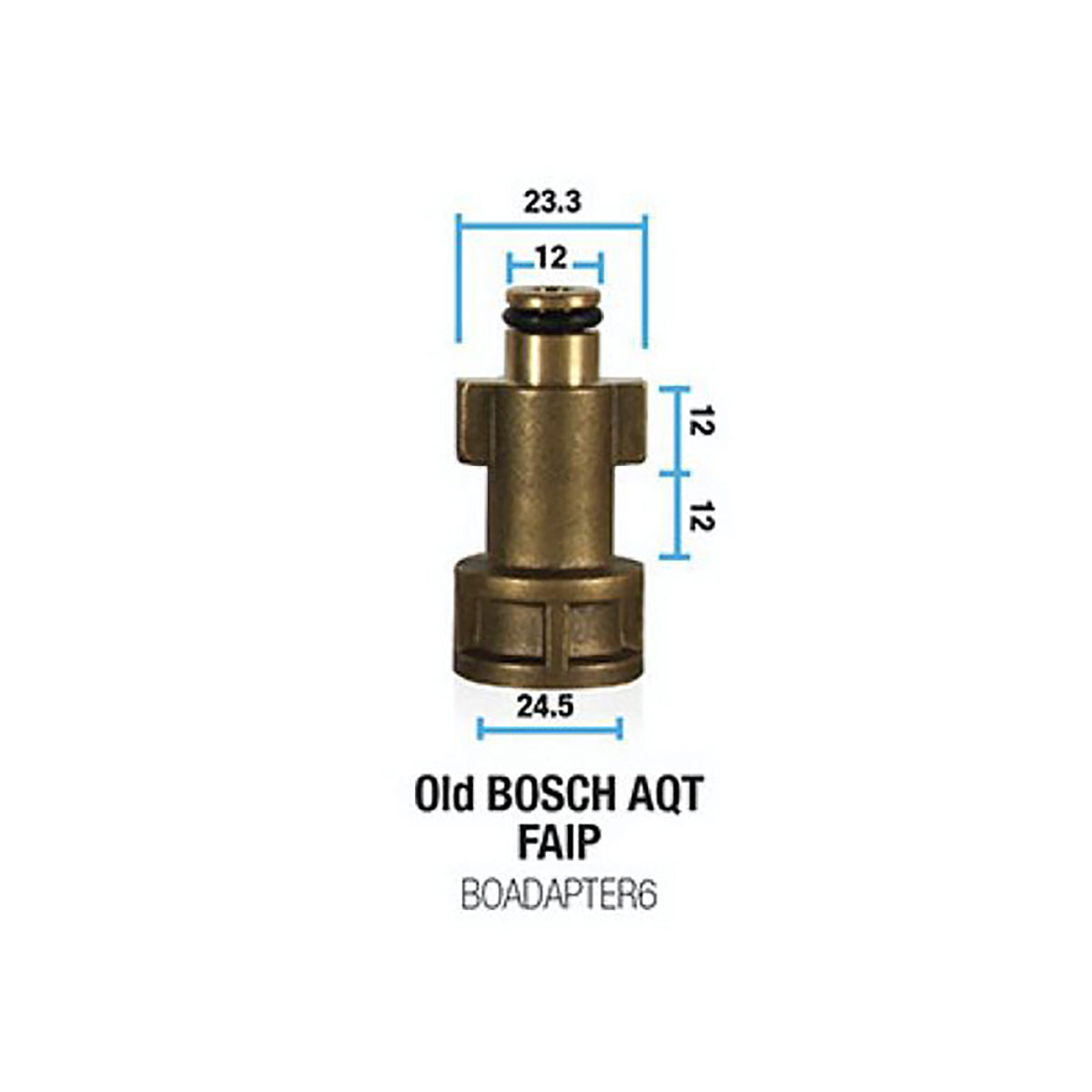 BOWDEN'S OWN Old Bosch AQT FAIP Pressure Washer Snow Cannon Adapter - BOADAPTER6