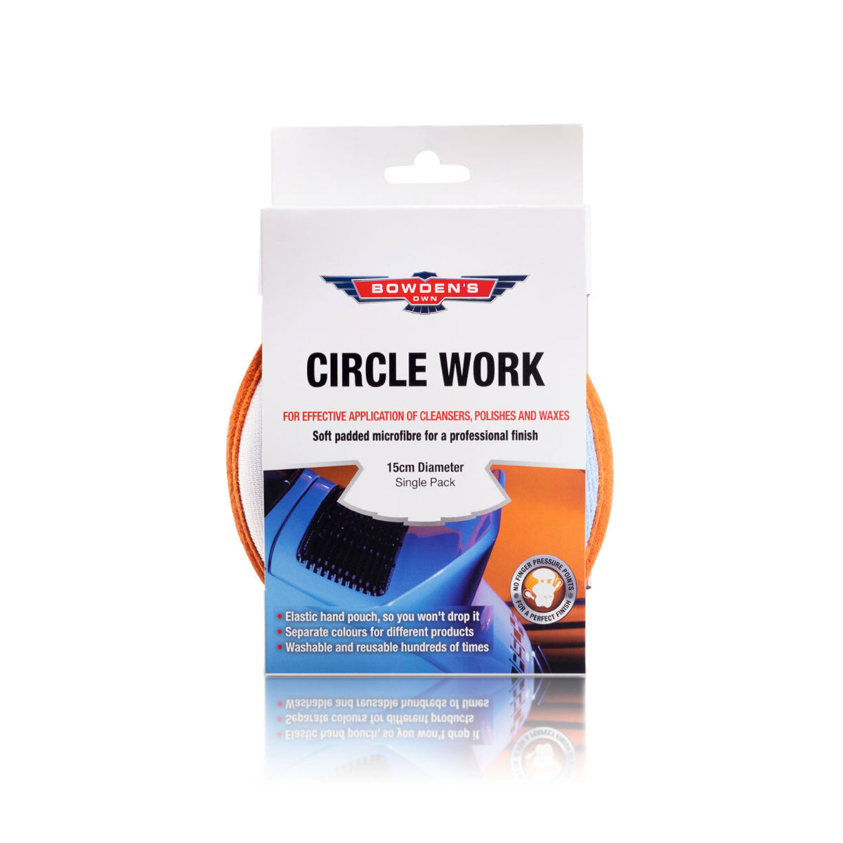 BOWDEN'S OWN Circle Work GULF COLOURS Applicator Mitt x1 - BOAMY