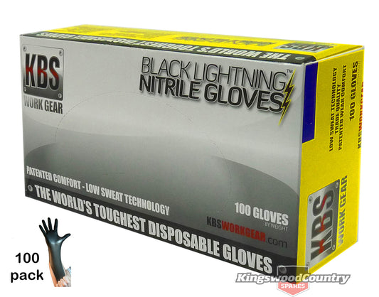 Nitrile Heavy Duty Gloves Mechanics Spraying Painting Cleaning EXTRA LARGE x100 - Box100_XLARGE
