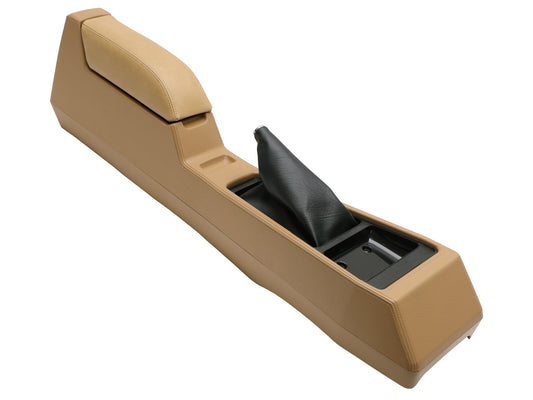 Holden HJ HX HZ WB Buckskin MANUAL Console inc Armrest NEW GTS SS Monaro Coupe - C1001B