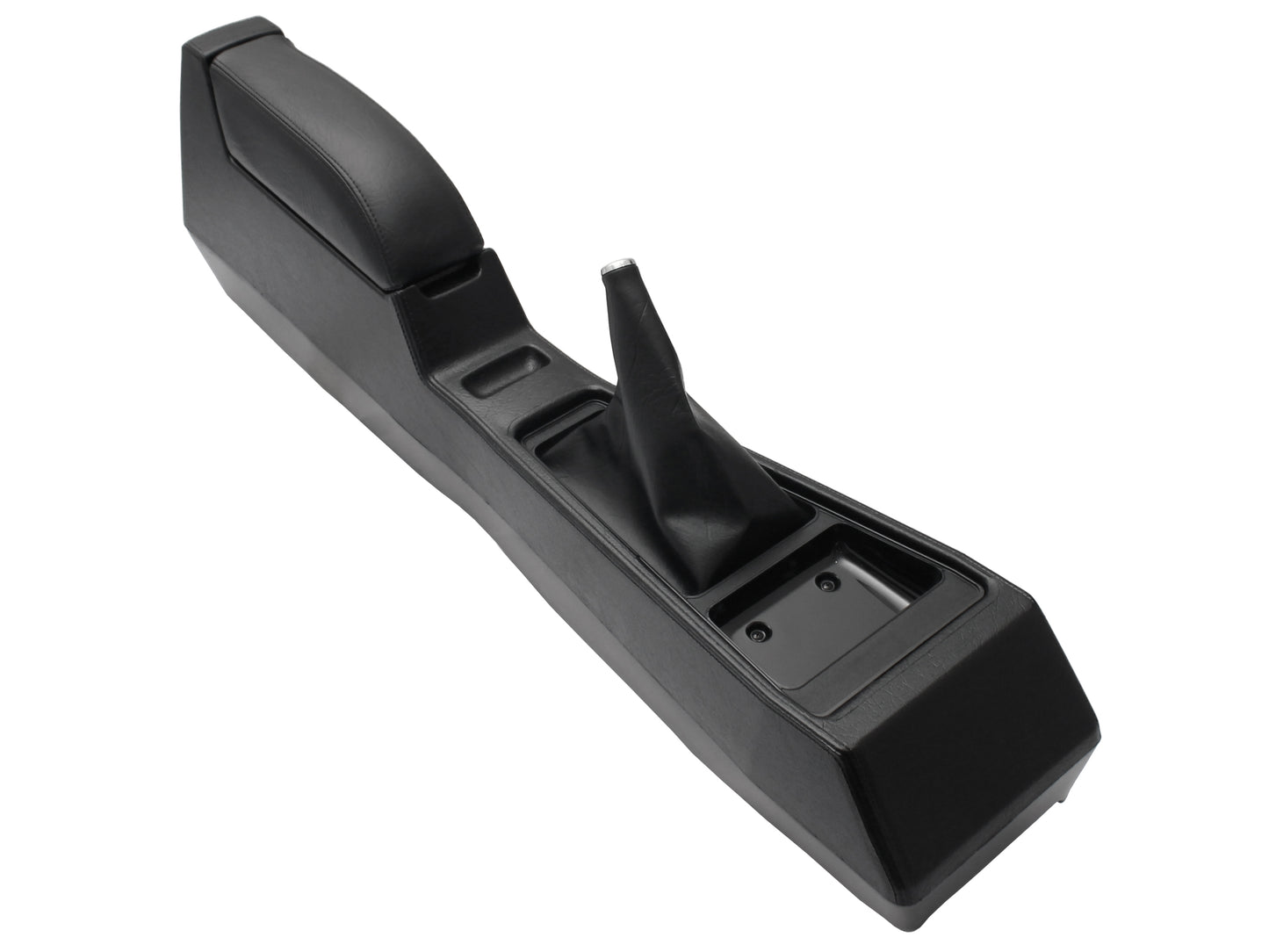 Holden Torana LH LX Complete MANUAL Centre Console Assembly inc Armrest Black - C1007