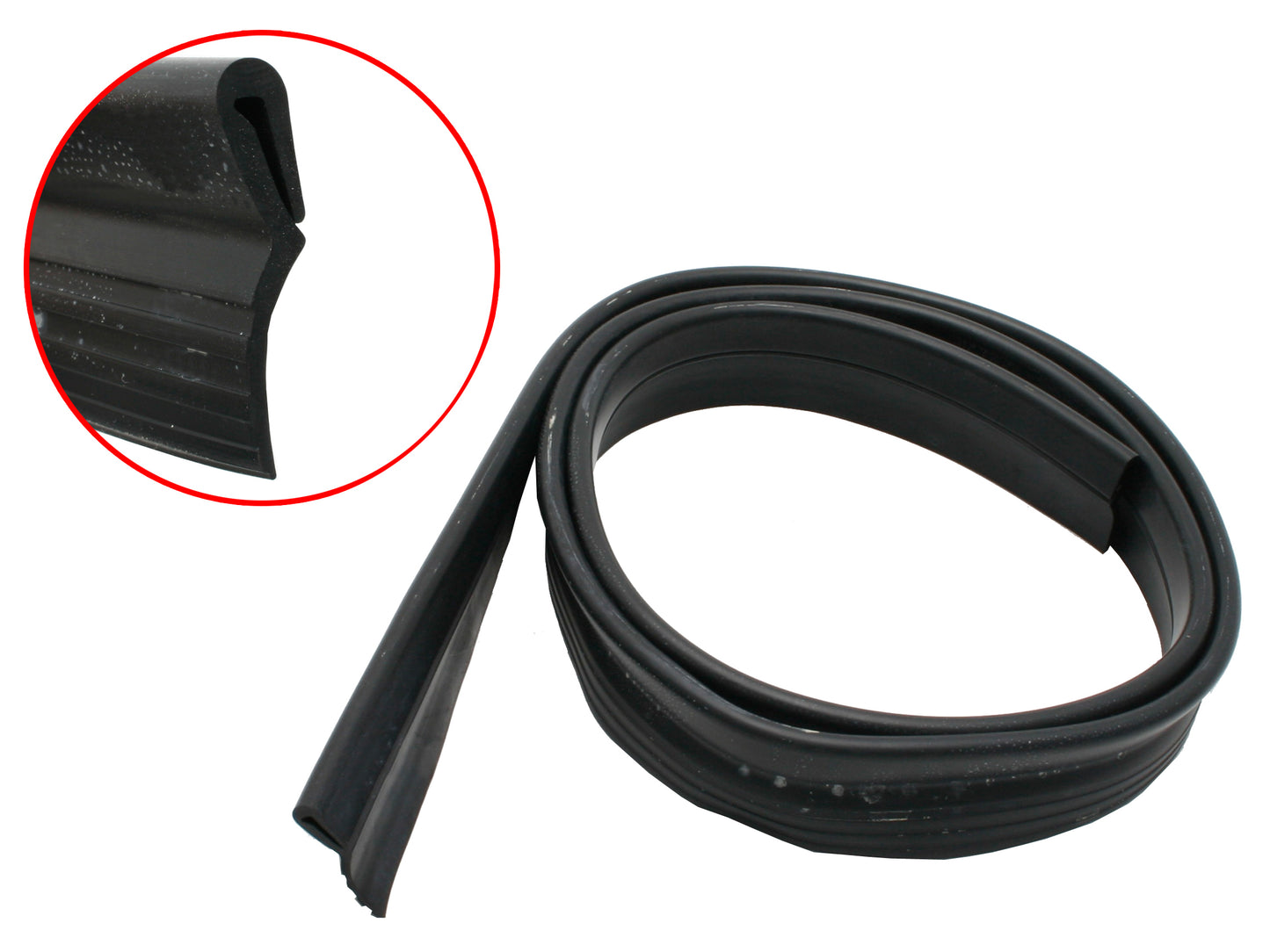 Ford Rear Bumper Bar Dust Strip ZA ZB Fairlane Only rubber seal insulator - C6DB17808A