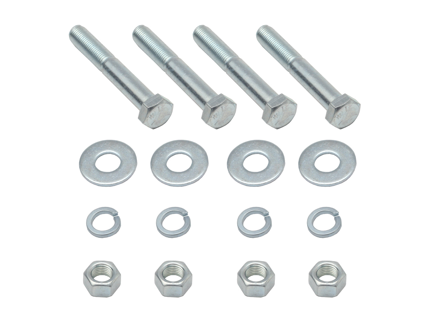 Holden Bumper Bar Iron to Chassis Bolt Kit x4 48-215 FX FJ Front or Rear nut - CBM1001K
