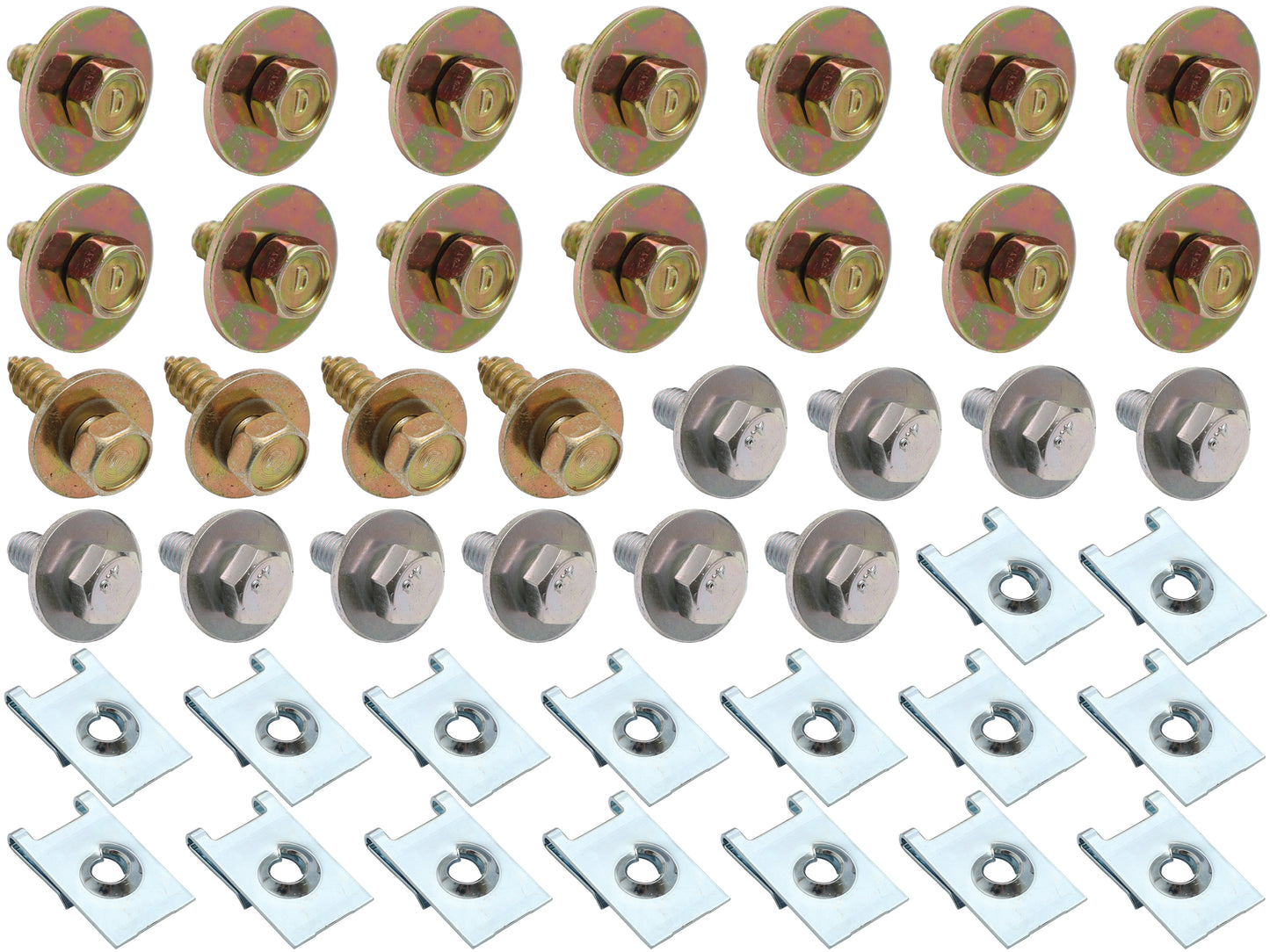 Holden Commodore Fender Mounting Bolt Kit VN VG w/o Bonnet Struts - CBM1016