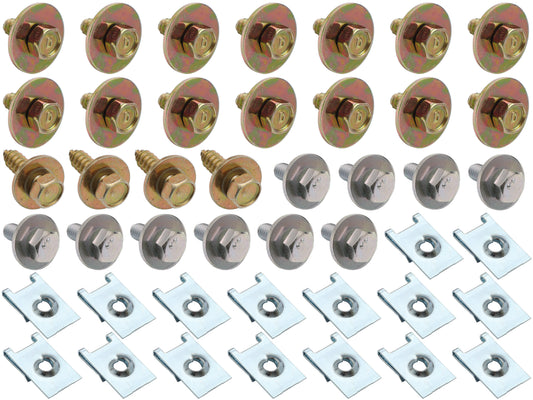 Holden Commodore Fender Mounting Bolt Kit VN VG w/o Bonnet Struts - CBM1016