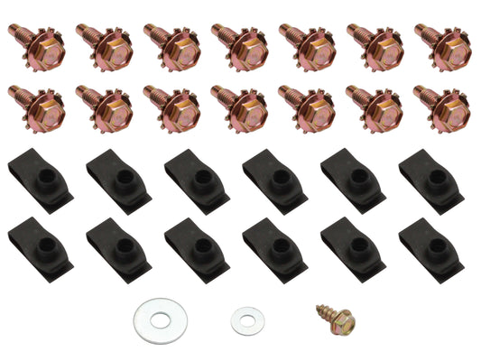 Fender Mounting Bolt Kit XR XT XW XY ZA ZB ZC ZD (1 Guard) - CBM2000B