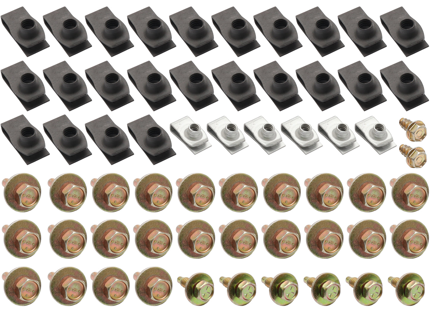 Ford Falcon Fender Mounting Bolt + Nut Kit XA XB ZF ZG - CBM2003