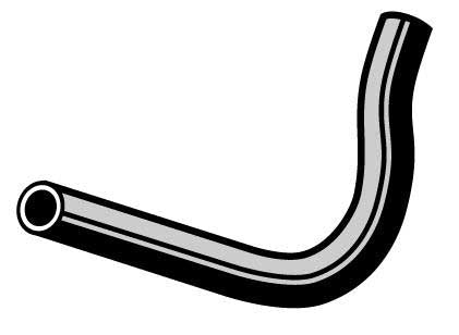 Holden Commodore Service UPPER Radiator Hose VH 6Cyl 173 2.8 - CH1314