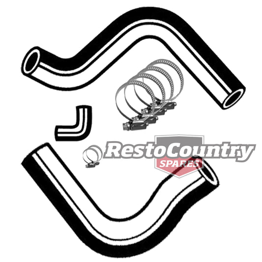 Ford Mustang Radiator Hose Kit 302 V8 Upper + Lower + Bypass + Clamp 66 67 68 69 - CHRP101