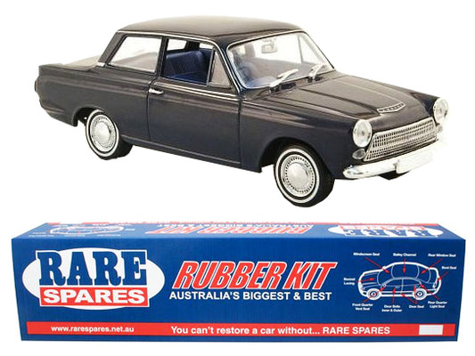 Body Rubber Kit Ford Cortina Mk1 2 Door (Fixed Rear Quarter) - CORT2