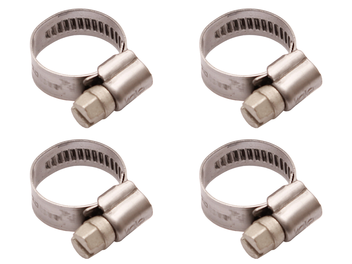 Hose Clamp Kit Worm Drive W:9 D:12 - 20mm (4) - CS1120