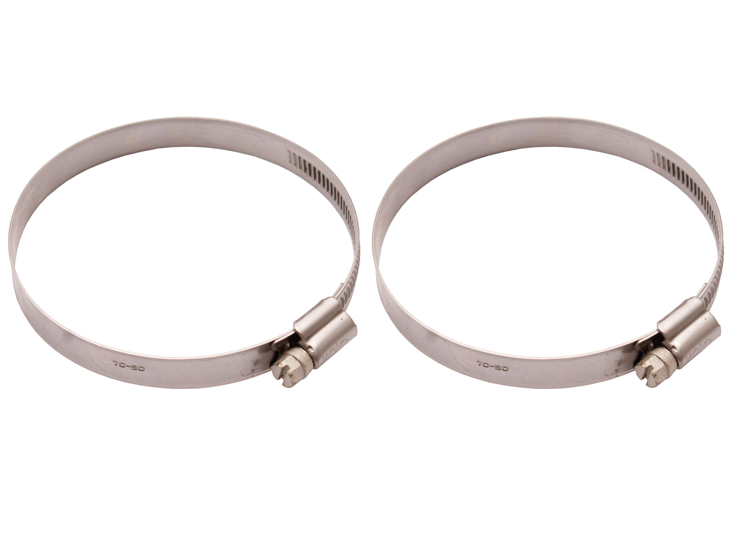 Hose Clamp Kit Worm Drive W:12 D:70 - 90mm (2) - CS1190