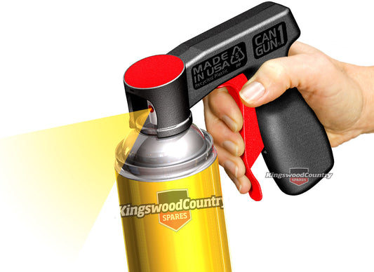 Aerosol Spray Can Gun Handle Trigger Grip holder paint lubricant - CanGun1