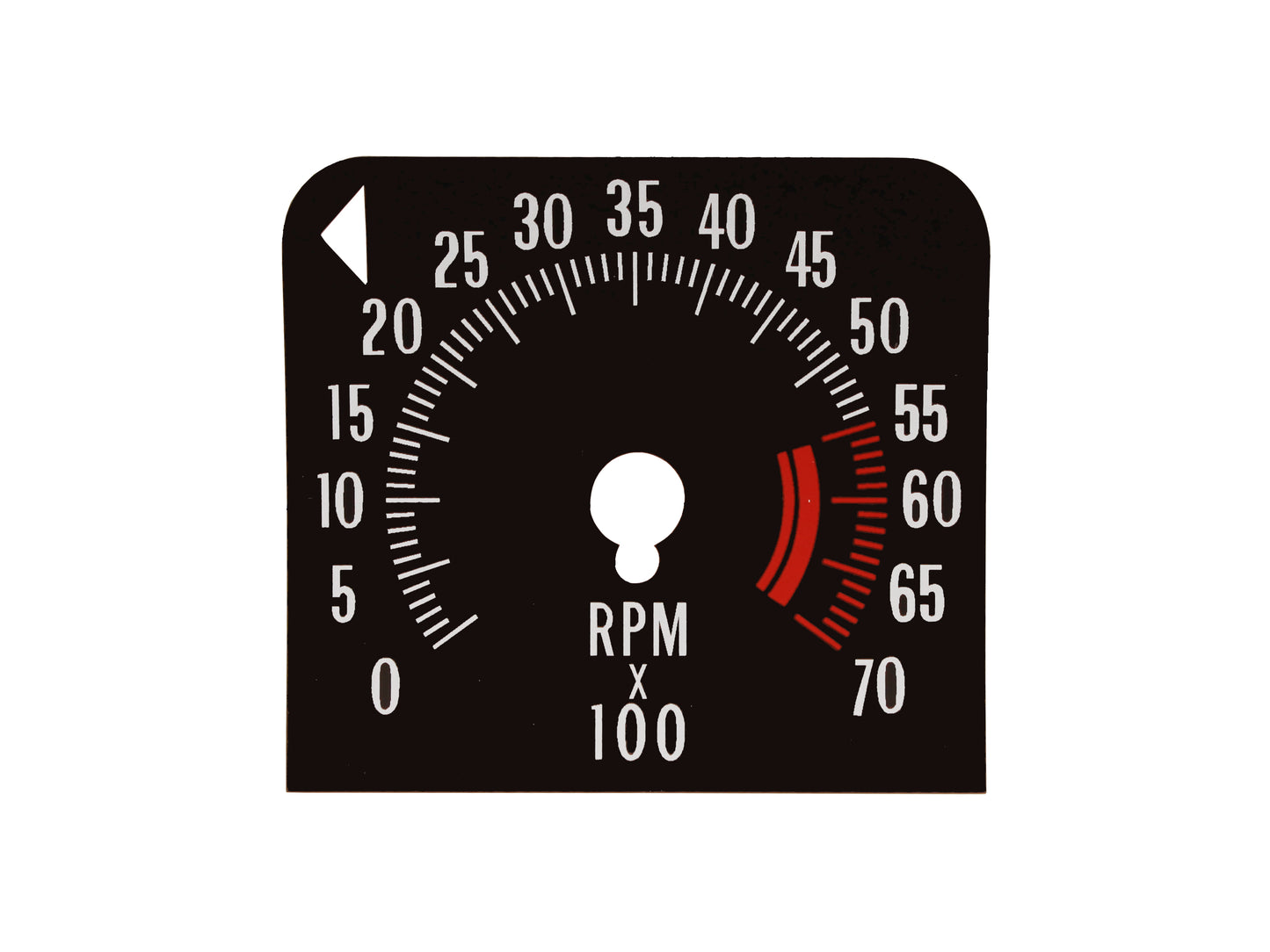 Tacho Decal (7000 RPM) Holden HQ- D1003