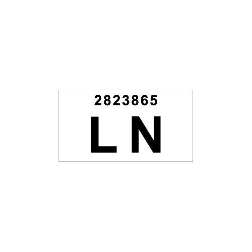 Radiator Decal ’LN Broadcast’ Holden LC LJ XU1 - D1005
