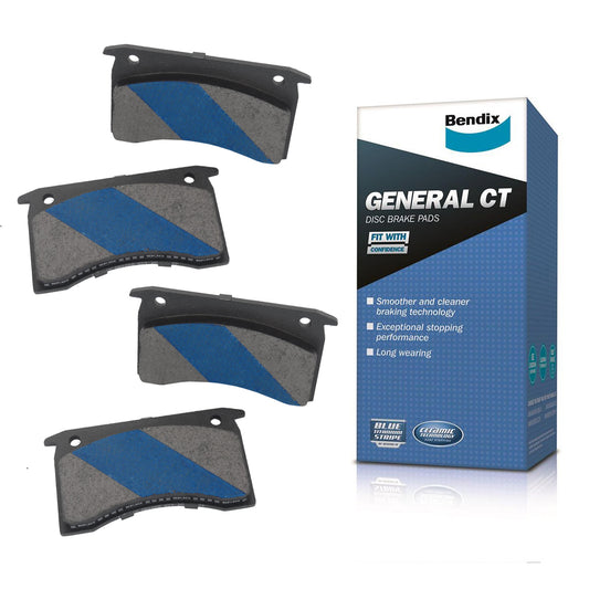 Bendix GCT Front Disc Brake Pads(PBR Caliper) Holden LX UC Torana - DB1028