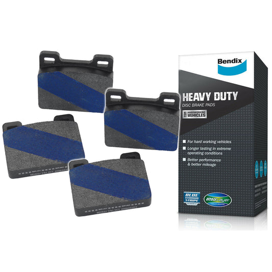 Bendix Heavy Duty Front Disc Brake Pads (PBR Caliper) Ford XP XR XT ZA ZB / Valiant VC VE VF - DB1HD