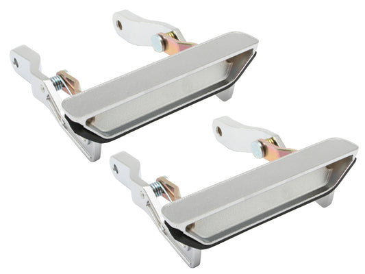 Ford Rear Outer Door Handle PAIR XA Falcon chrome grab  exterior - DH2019A