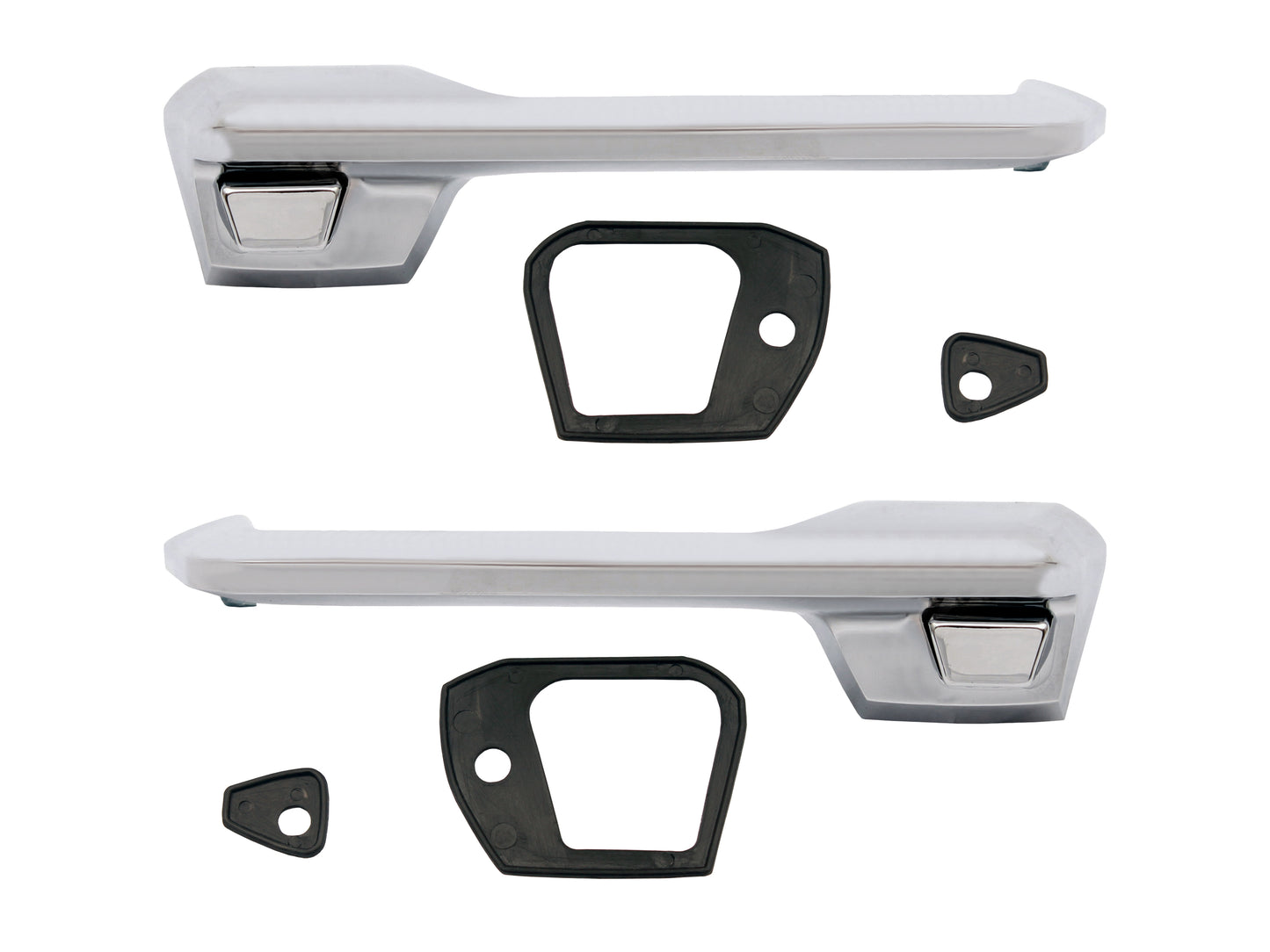 Ford REAR Chrome Outer Door Handle PAIR Left + Right XR XT XW XY ZC ZD grab - DH2021P