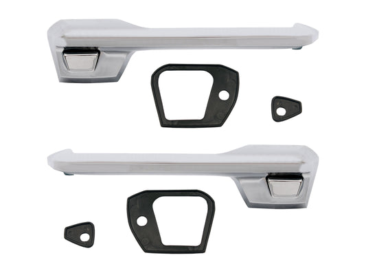 Ford REAR Chrome Outer Door Handle PAIR Left + Right XR XT XW XY ZC ZD grab - DH2021P