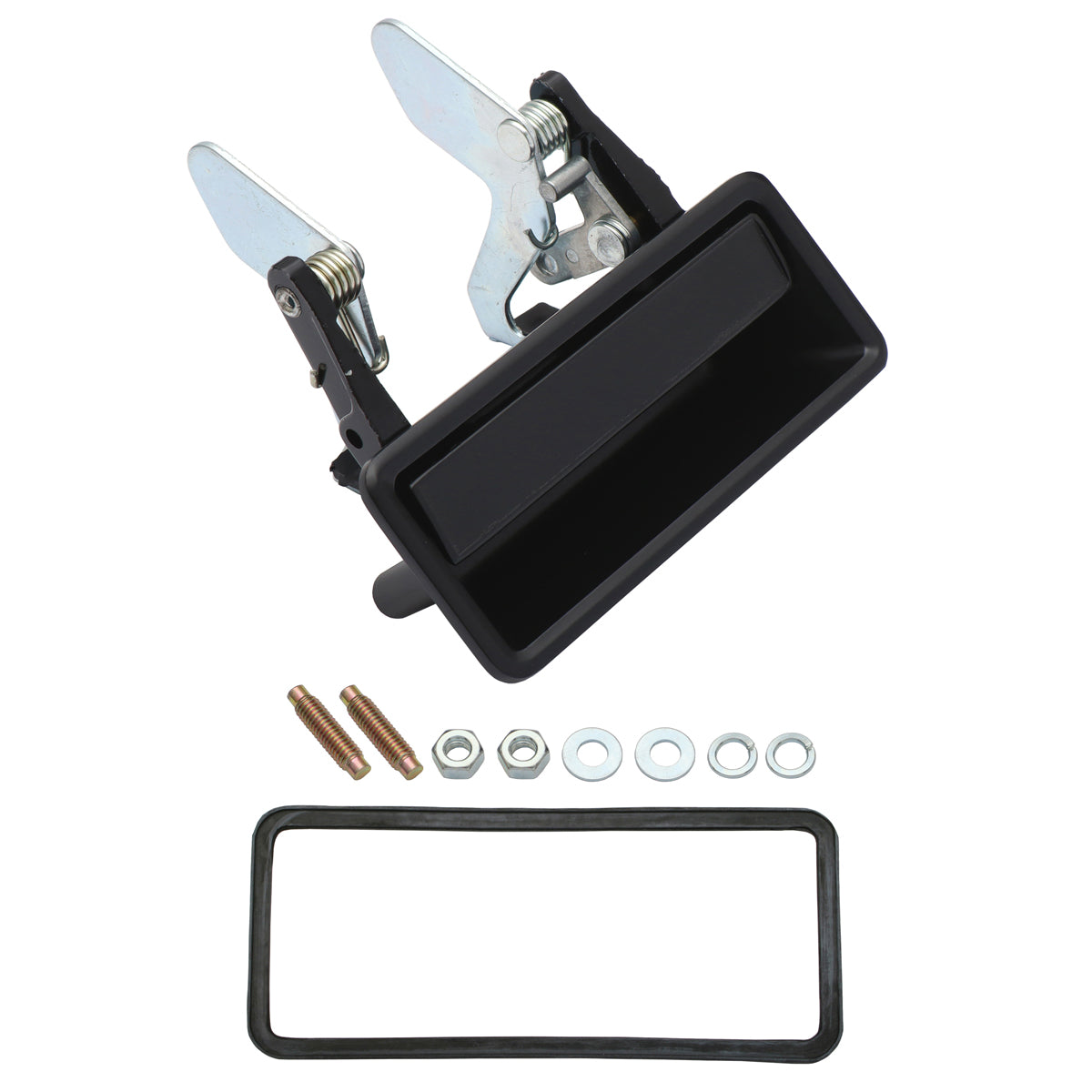 Ford Door Handle + Gasket + Fitting Kit LEFT Front Outer Black XB XC ZF ZG ZH - DH2036