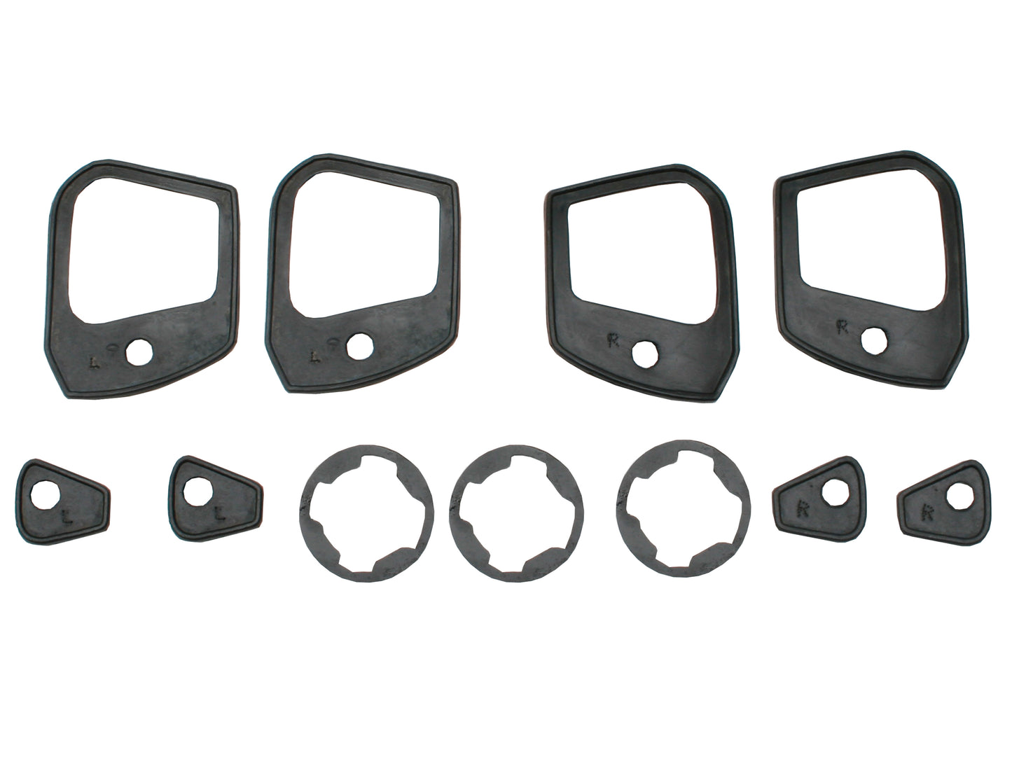 Ford Door Handle + Lock Seal Gasket Kit XR XT XW XY ZA ZB ZC ZD Resto Country - DHGSXR-Y
