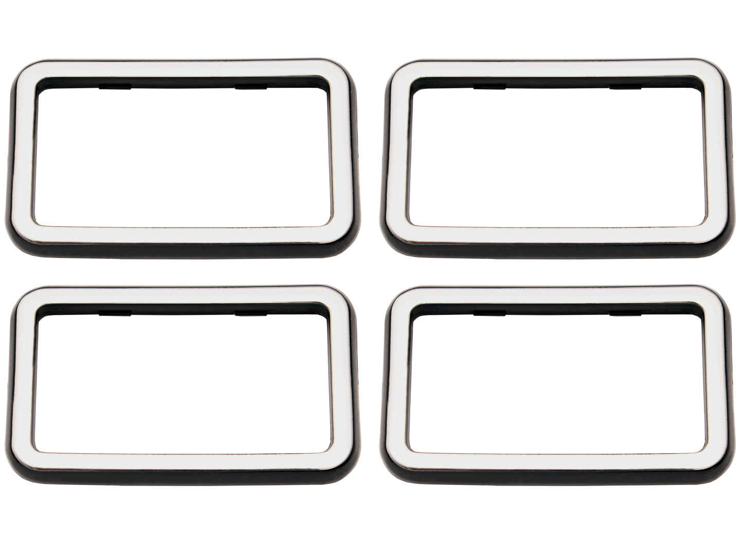 Holden Commodore Door Handle Surround TRIMS VB VC VH VK VL Chrome/Black x4 - DHS1001