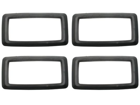 Ford Interior Door Handle BLACK Surround x4 XA XB ZF ZG inner grab - DHS2001
