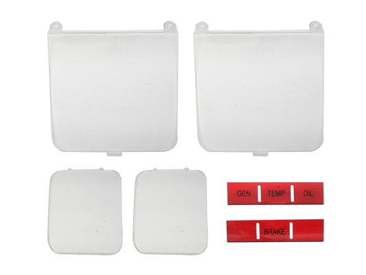 Holden HQ Dash Gauge Speedo Tacho Clear Lens Kit Flexdrive (no clock) GTS - DIL1004