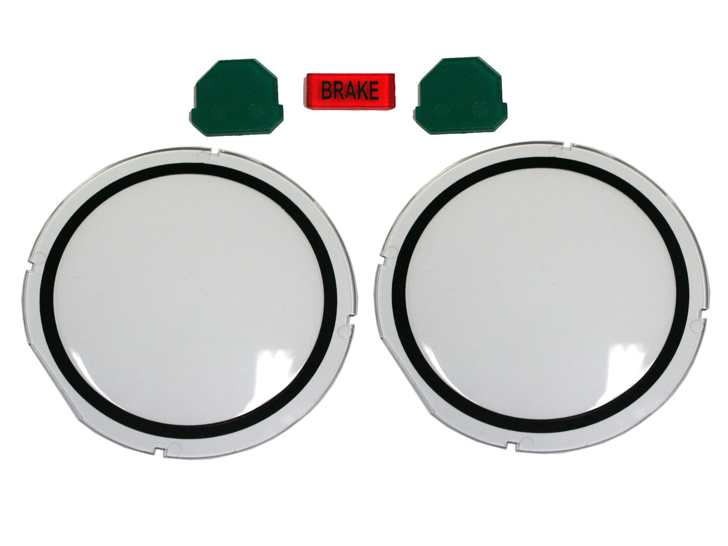 Holden Torana Dash Gauge Lens Kit LC LJ Speedo Tacho Red Brake Warning instrument - DIL1006
