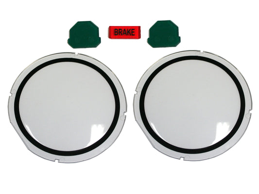 Holden Torana Dash Gauge Lens Kit LC LJ Speedo Tacho Red Brake Warning instrument - DIL1006