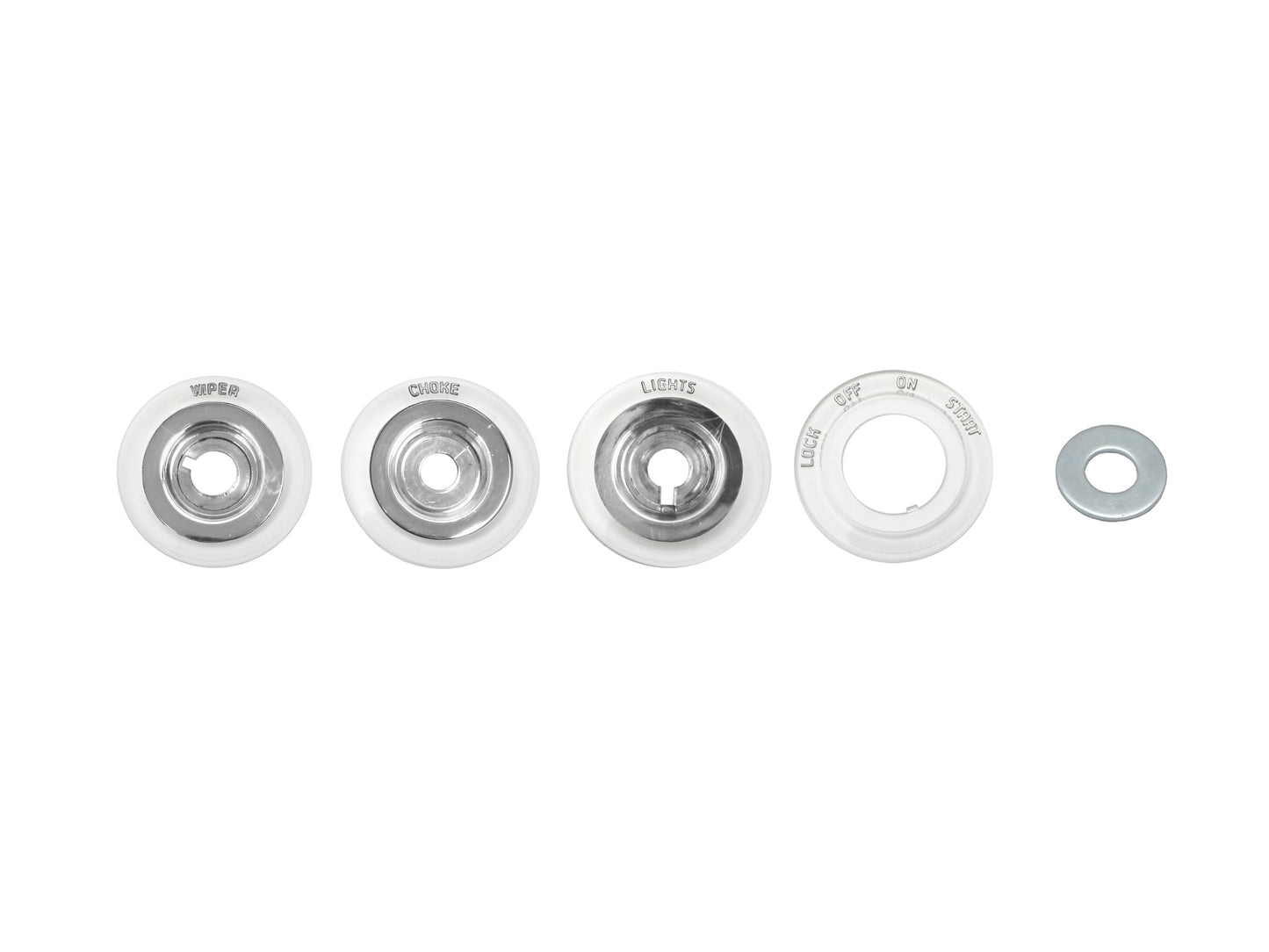 Holden Dash Knob SURROUND Set FE Wiper Choke Lights Ignition interior - DKD1000