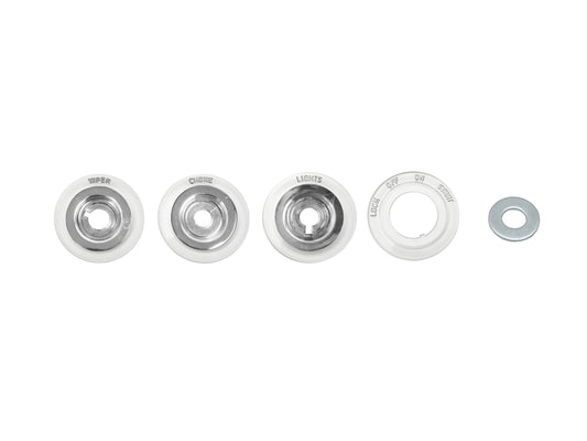 Holden Dash Knob SURROUND Set FE Wiper Choke Lights Ignition interior - DKD1000