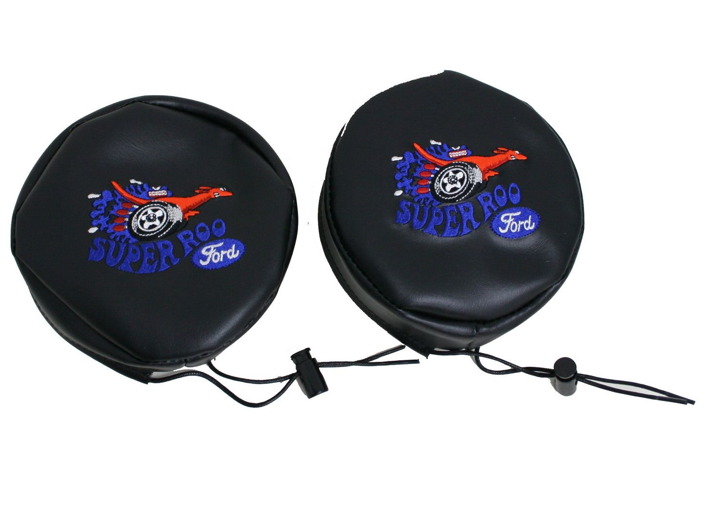 Ford 'Super Roo' Driving Light Cover Pair x2 XW XY GT spot fog Resto Country - DLCROO