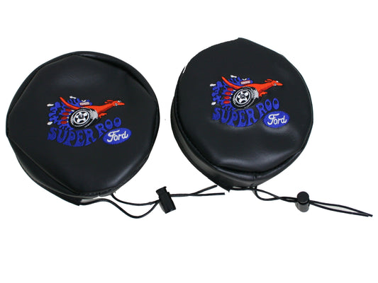 Ford 'Super Roo' Driving Light Cover Pair x2 XW XY GT spot fog Resto Country - DLCROO