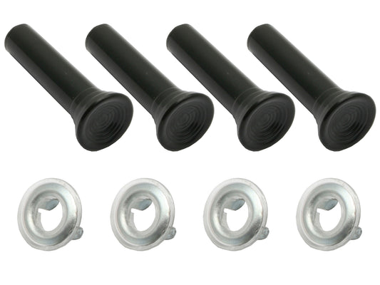Holden BLACK Door Lock Knob +Ferrule HK HT HG HQ HJ HX HZ WB LC LJ LH LX UC x4 - DLK1