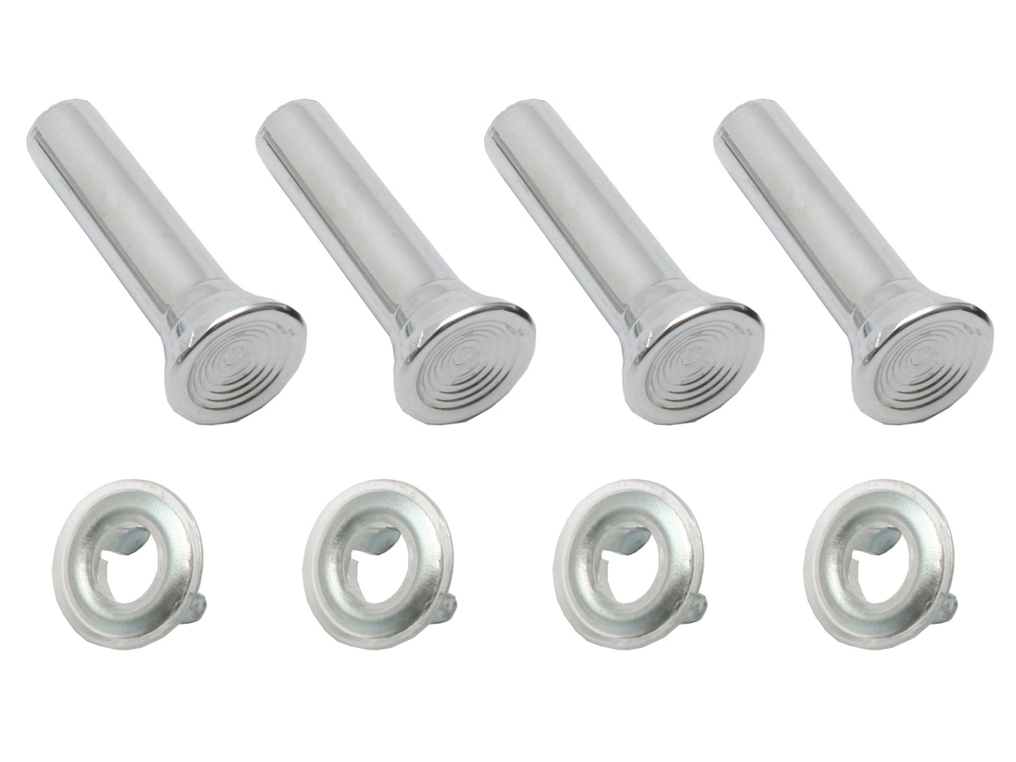 Holden CHROME Door Lock Knob +Ferrule HK HT HG HQ HJ HX HZ WB LC LJ LH LX UC x4 - DLK2