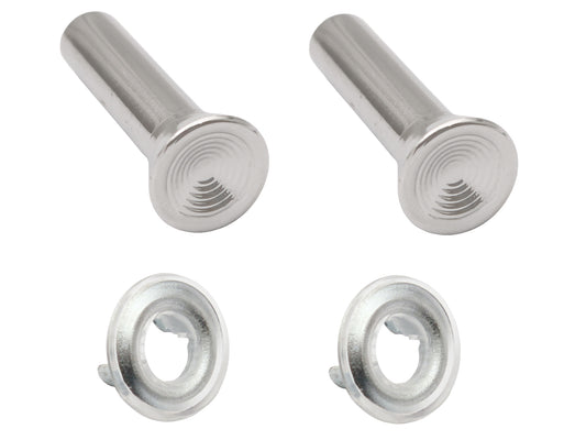 Holden CHROME Door Lock Knob Ferrule Kit HK HT HG HQ HJ HX HZ WB LC LJ LH LX UC - DLK8