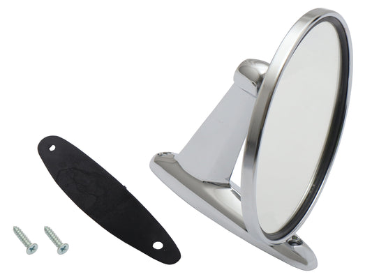 Universal Chrome Door Mirror (Round) LH or RH - DM1034