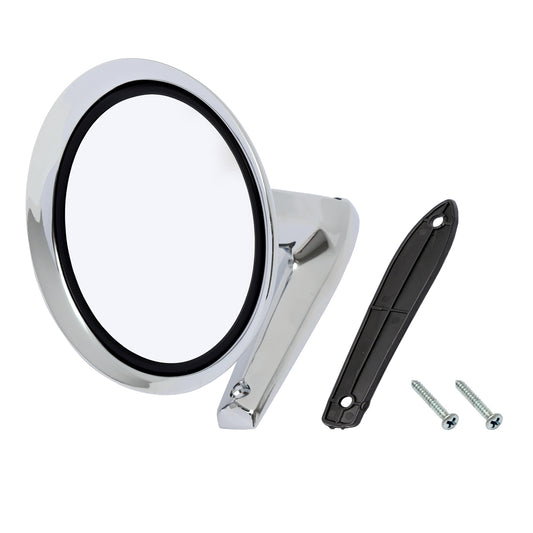 Universal Chrome Door Mirror (Round) LH or RH - DM1037