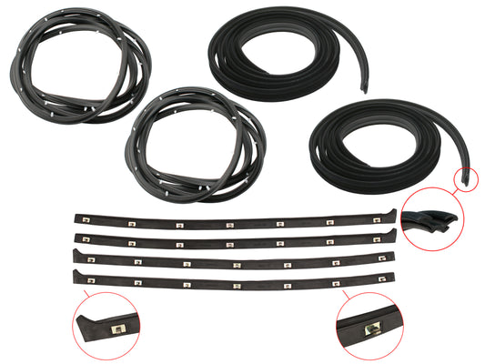 Door Rubber Kit HK HT HG Rear Wagon - DRKHK3