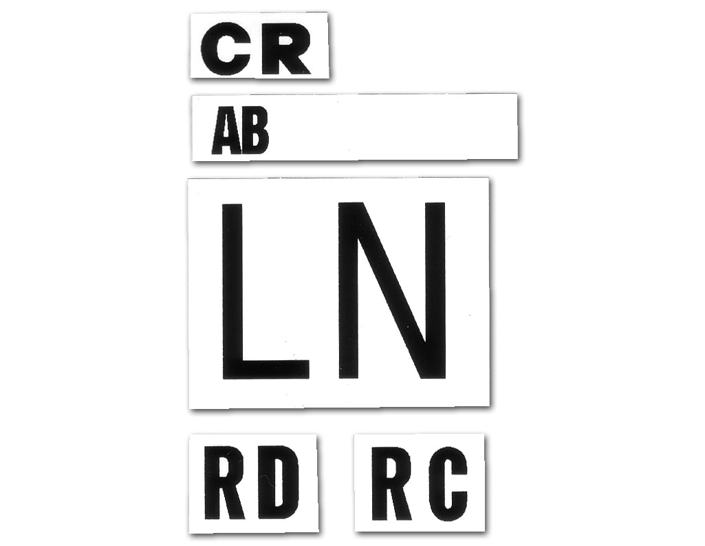 Engine Bay Decal Set 'Broadcast' Holden LC LJ - DS1000